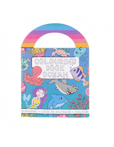 Kleurboek Met Stickers Zeemeermin 24st.
