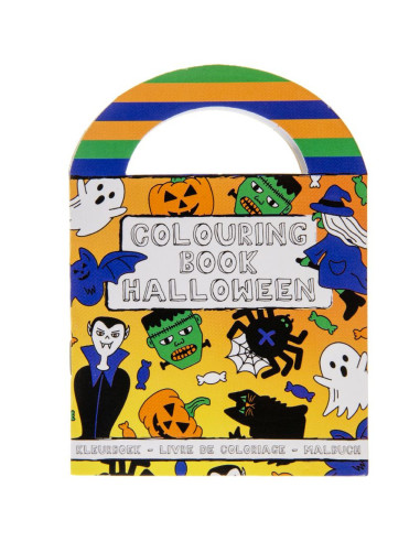 Kleurboek Met Stickers Halloween 24st.
