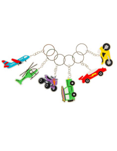 Sleutelhanger Voertuigen 12st.