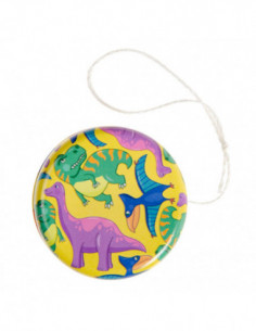 Metalen Jojo Dinosaurus 24st.