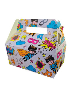 Menubox Superhelden 22 X 12...