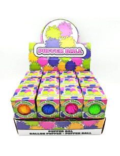 Pufferbal Gekleurd 6cm