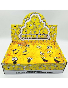 Pufferbal Geel Lachgezicht...