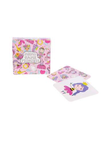 Mini Memo Spel Karton Prinses