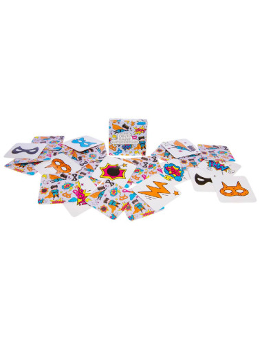 Mini Memo Spel Karton Superhelden