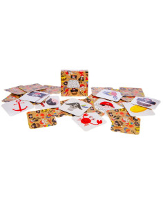 Mini Memo Spel Karton Piraat