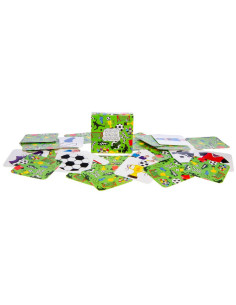 Mini Memo Spel Karton Voetbal