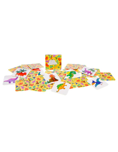 Mini Memo Spel Karton Dinosaurus