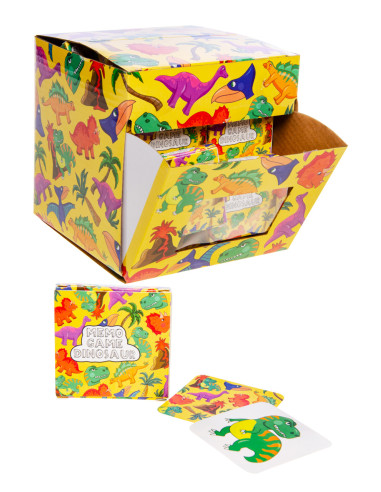 Mini Memo Spel Karton Dinosaurus 60st.
