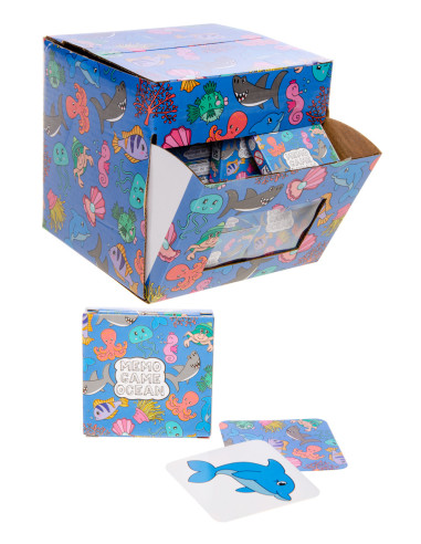 Mini Memo Spel Karton Zeedieren 60st.