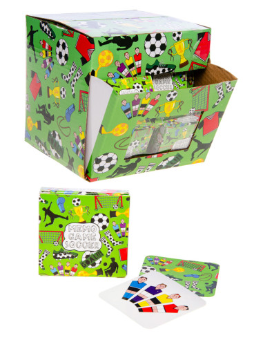 Mini Memo Spel Karton Voetbal 60st.