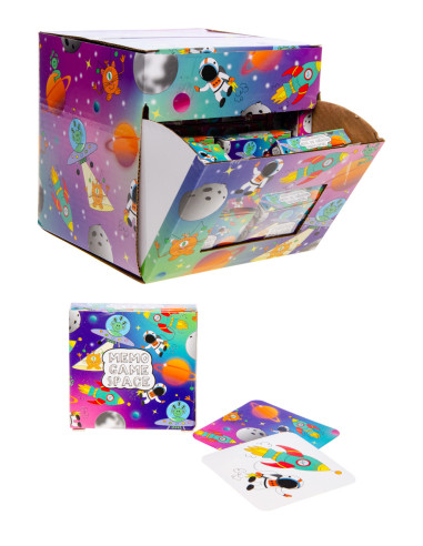 Mini Memo Spel Karton Ruimte 60st.