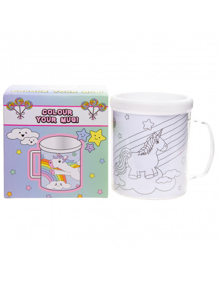 Kleur je Eigen Mok Eenhoorn