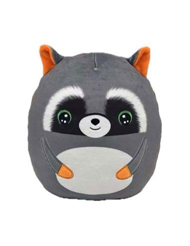 Ty Squish a Boo Sneaky Grey Raccoon 20cm