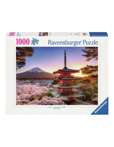 Legpuzzel Kersenbloesem Bij Fuji Berg...