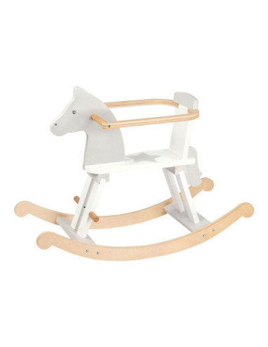 Goki Houten Hobbelpaard Wit