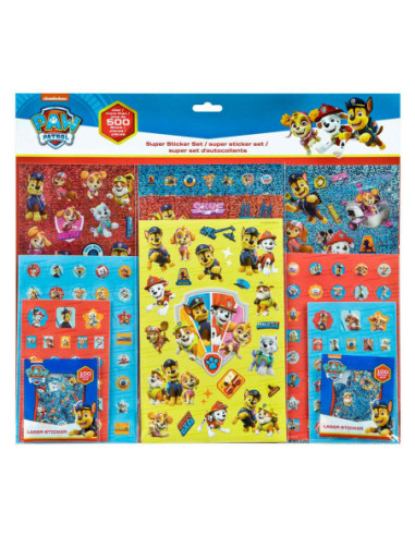 Super Stickerset PAW Patrol 500dlg.