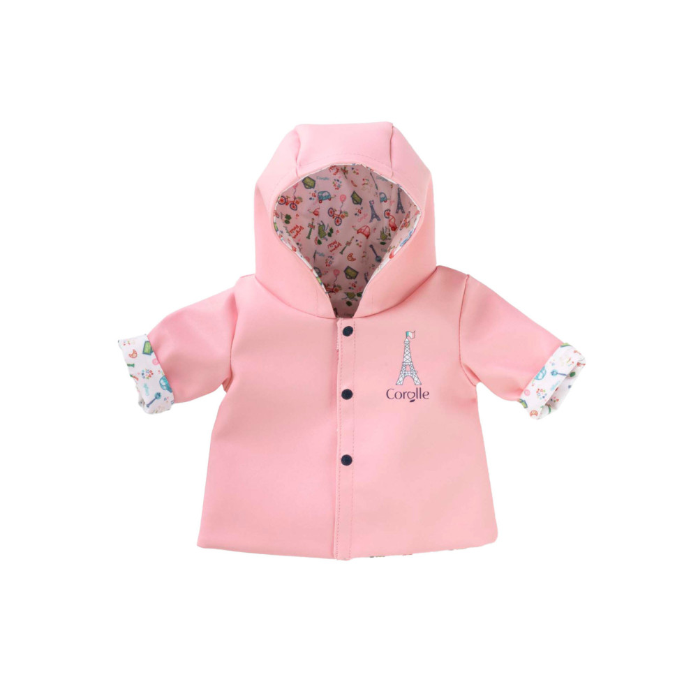 Corolle Omkeerbare Regenjas voor Babypop 30cm