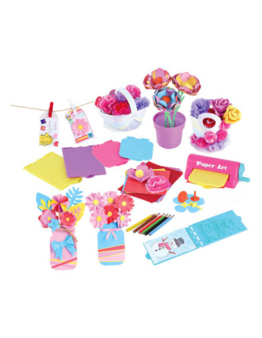 Play Papier Bloemen Maken Knutselset...