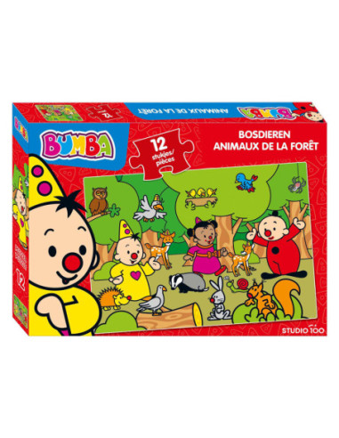 Bumba Puzzel Bosdieren 12st.