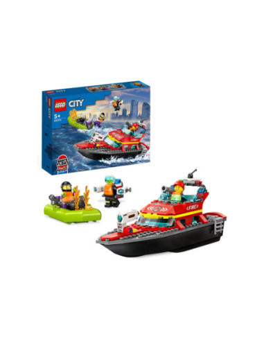 LEGO City 60373 Reddingsboot Brand