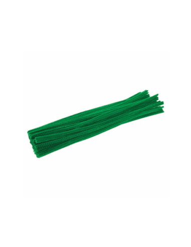 Colorations Groen Chenilledraad 100st.