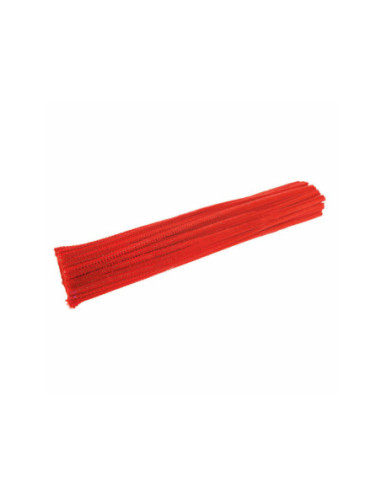 Colorations Rood Chenilledraad 100st.