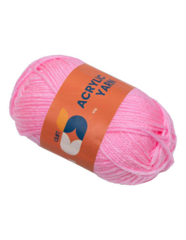 Colorations Acrylgaren Roze 50g