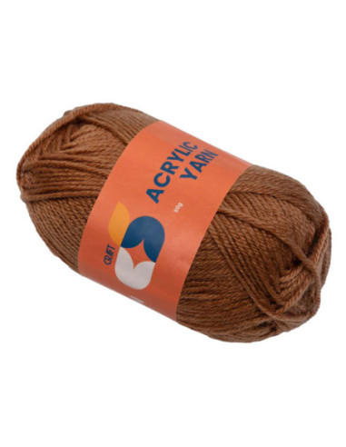 Colorations Acrylgaren Bruin 50g