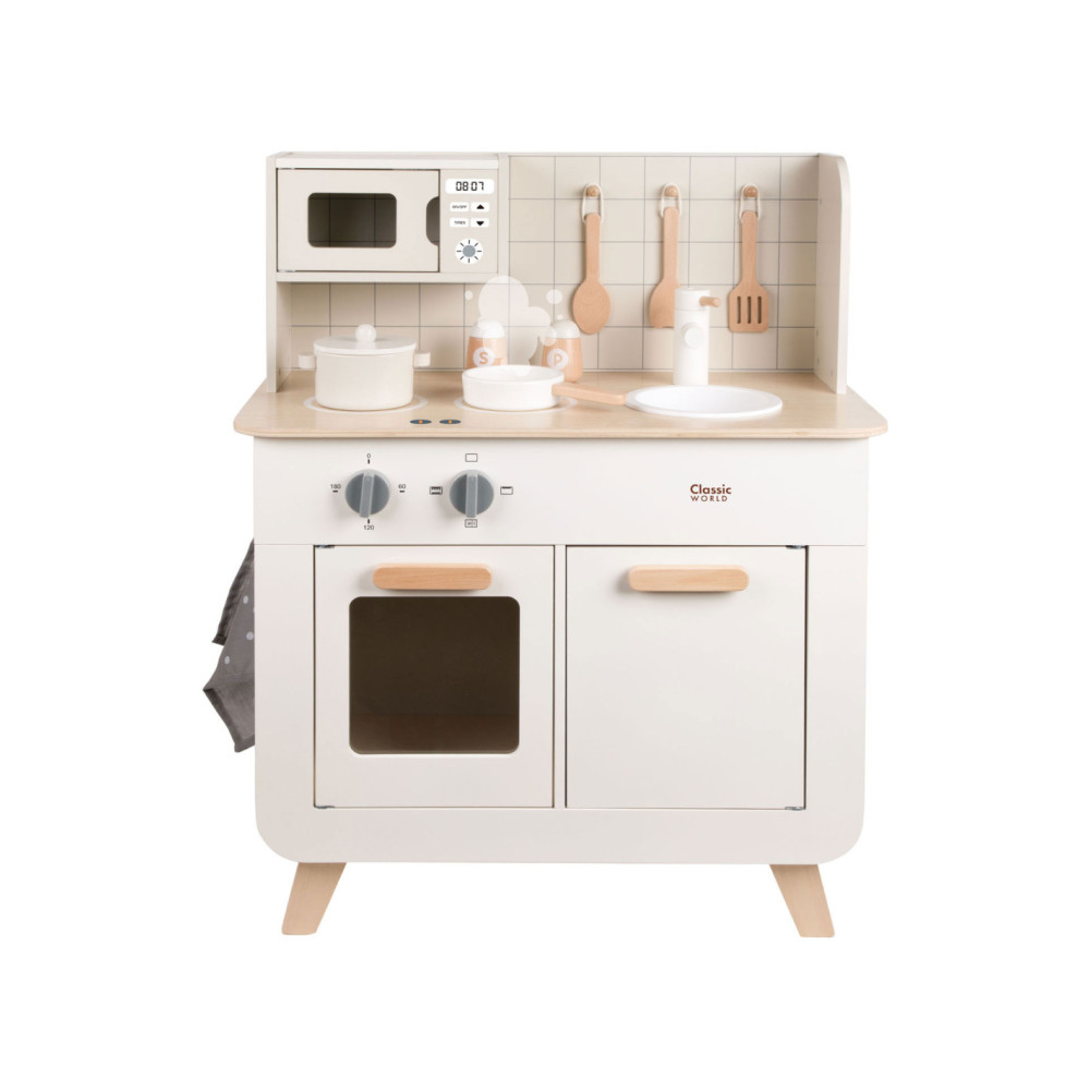 Classic World Houten Chefs Speelkeuken 11dlg.