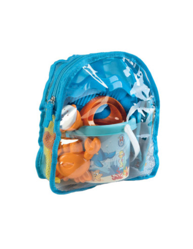 Rugzak met Strandset Zeedieren 6dlg.