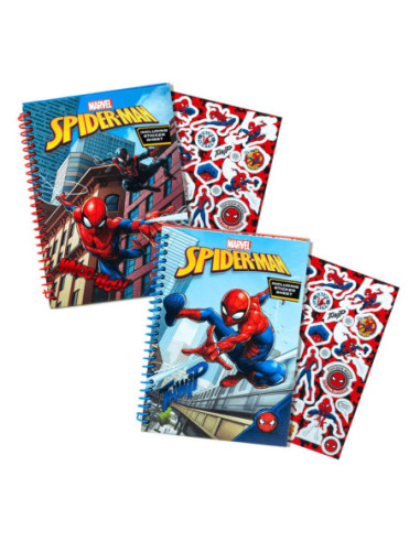 Spiderman Glitter Notitieboek