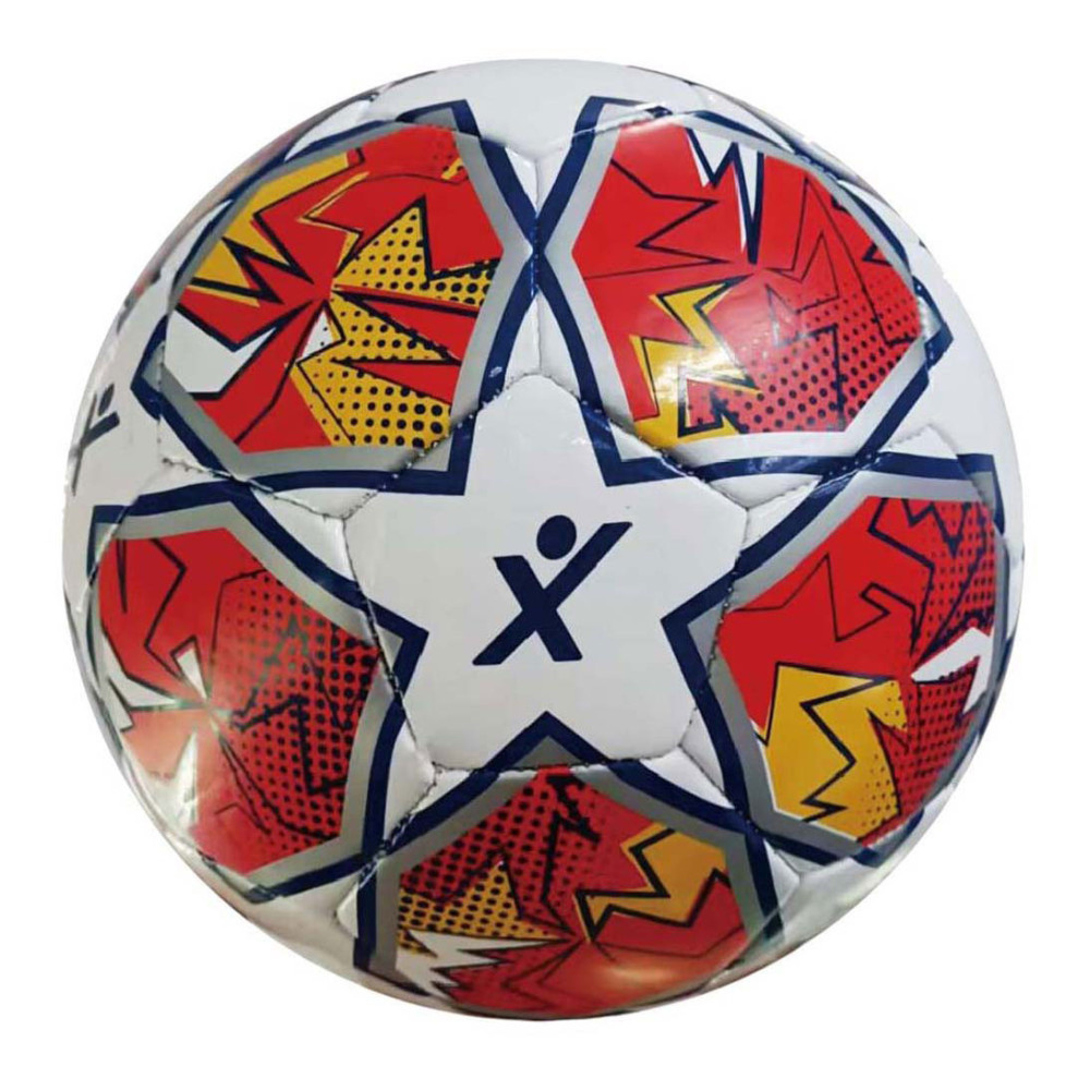 SportX voetbal Champion Rood Geel 330-350gr 21cm