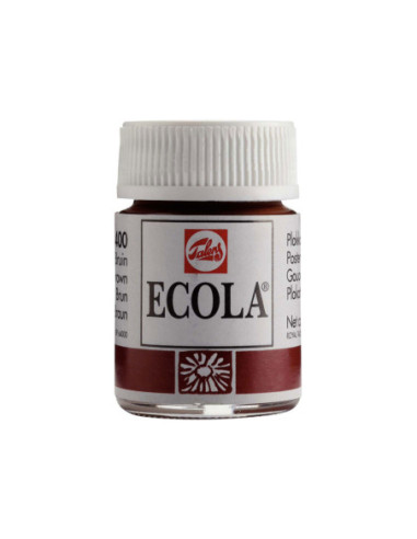 Ecola Plakkaatverf Fles 16ml Brown 400