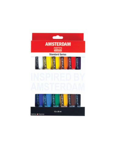 Amsterdam Acrylverf Standard Set 12dlg.