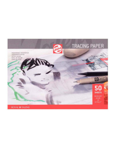 Talens Overtrekpapier A4 90G 50 Vellen