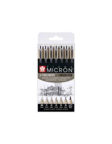Sakura Pigma Micron Set 6 Fineliners...