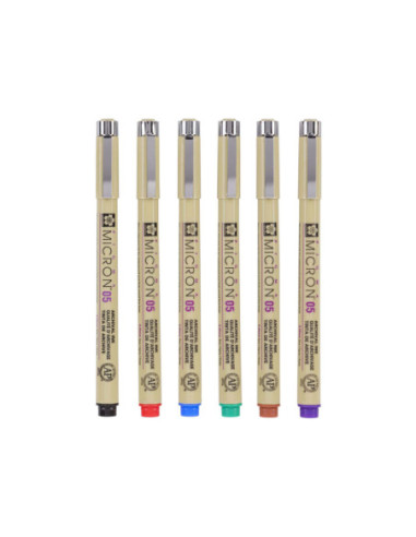 Sakura Pigma Micron 05 Etui met 6...