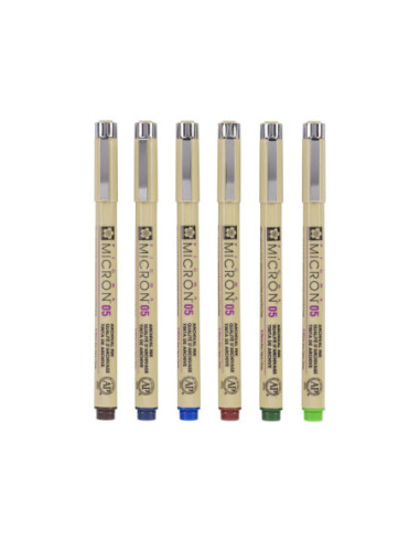 Sakura Pigma Micron 05 Etui met 6...