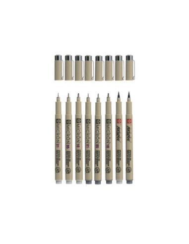 Sakura Pigma Micron Fineliner Set 8...