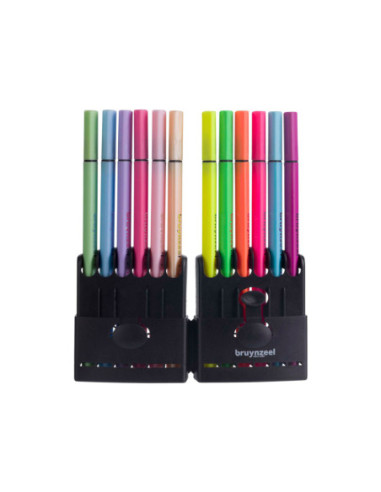 Bruynzeel Fineliner Set Neon & Pastel...