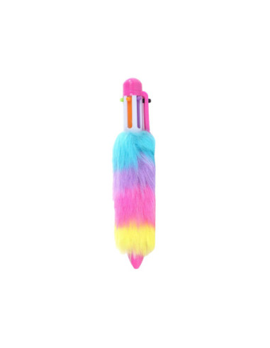 Glamour Pluizige Multi Kleur Balpen