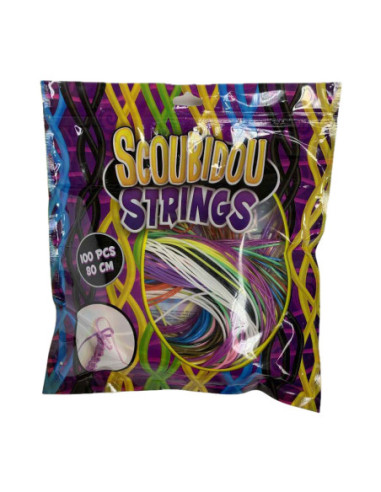 Scoubidou Knooptouwtjes 80cm 100st.