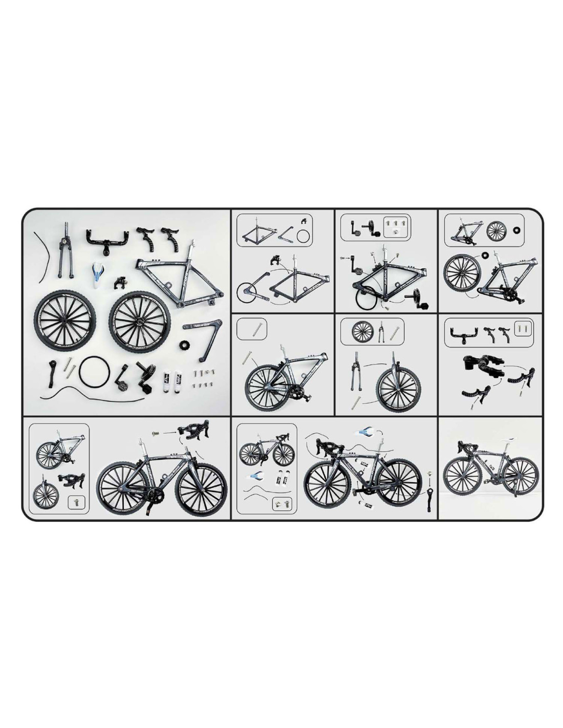 Racefiets Die-cast Bouwpakket 195cm Racefiets Die-cast Bouwpakket 195cm