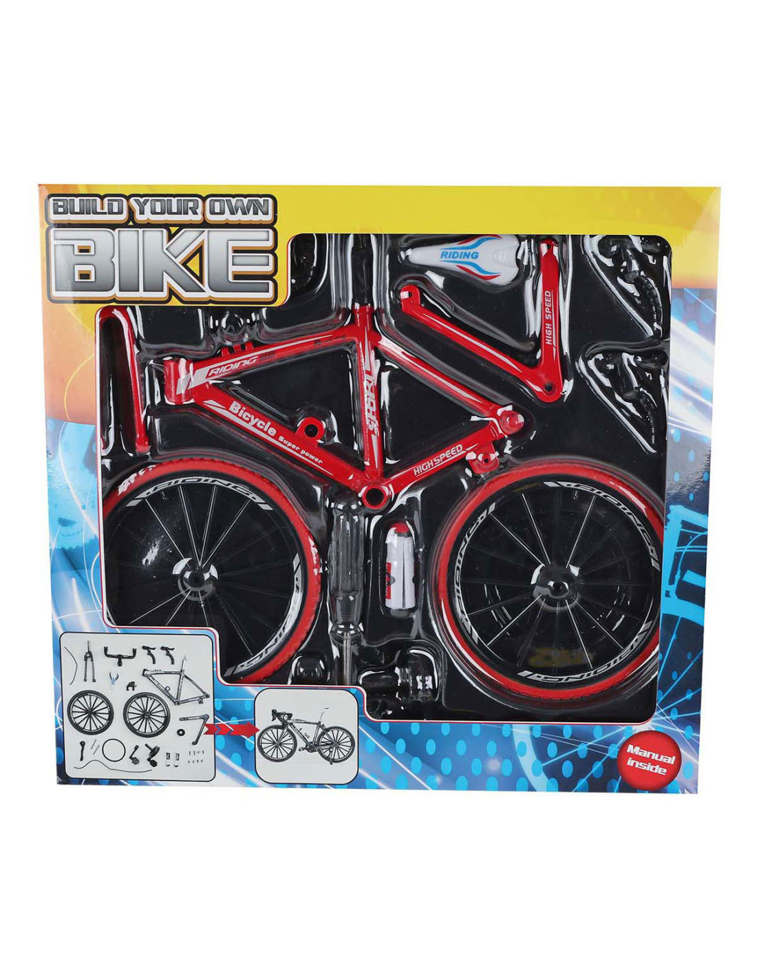 Racefiets Die-cast Bouwpakket 195cm Racefiets Die-cast Bouwpakket 195cm