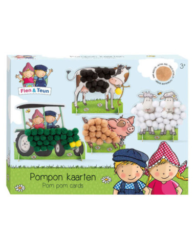Fien & Teun Pompom Plakken