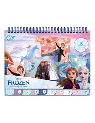 Totum Frozen Stickeren op Nummer Boek