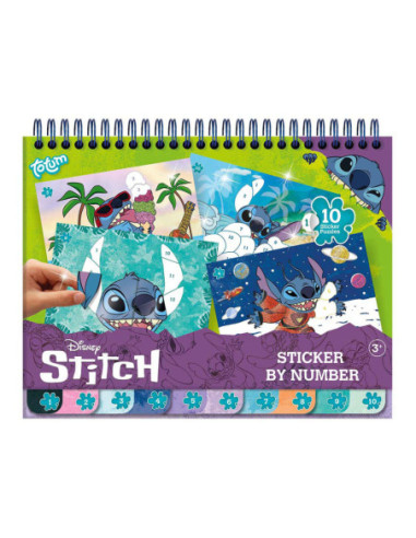 Totum Stickerern op Nummer Boek Stitch