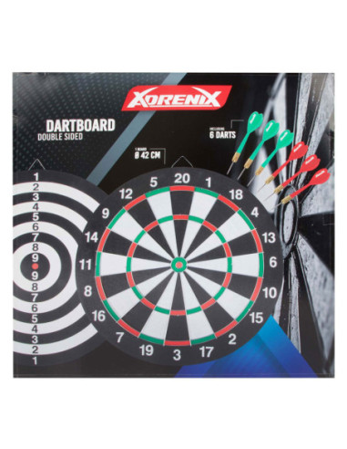 Adrenix Dartbord Klassiek met 6 Pijlen