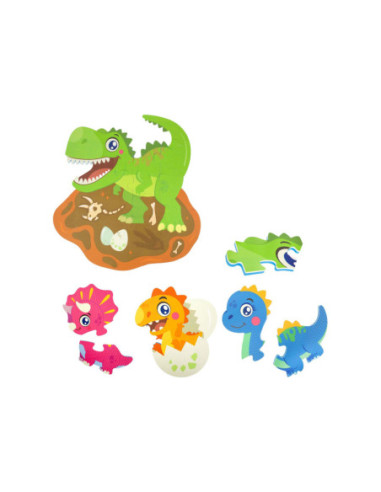 Little Stars Foam Vloerpuzzel Dino 36st.